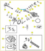 Ložisko diferenciálu 81226500 Jeep Cherokee XJ 